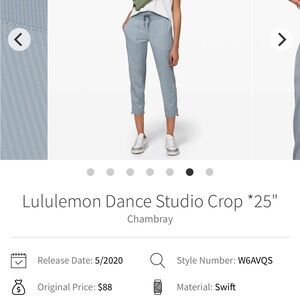 lululemon Dance Studio Pants